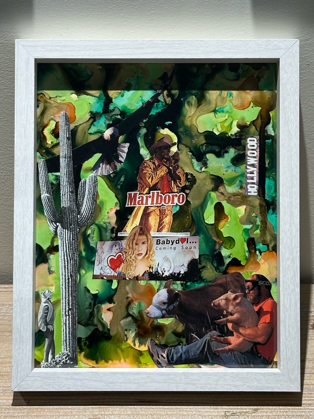 Original Mixed-Media Collage Wall Art